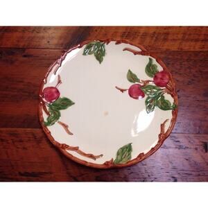 Vtg Franciscan Ware Majolica California Apple Large Platter Plate Tray 12.5"